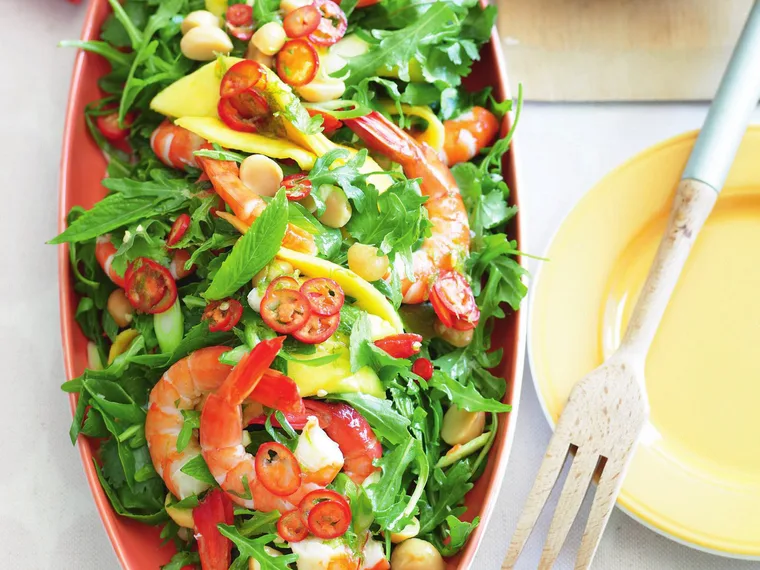 prawn and mango salad