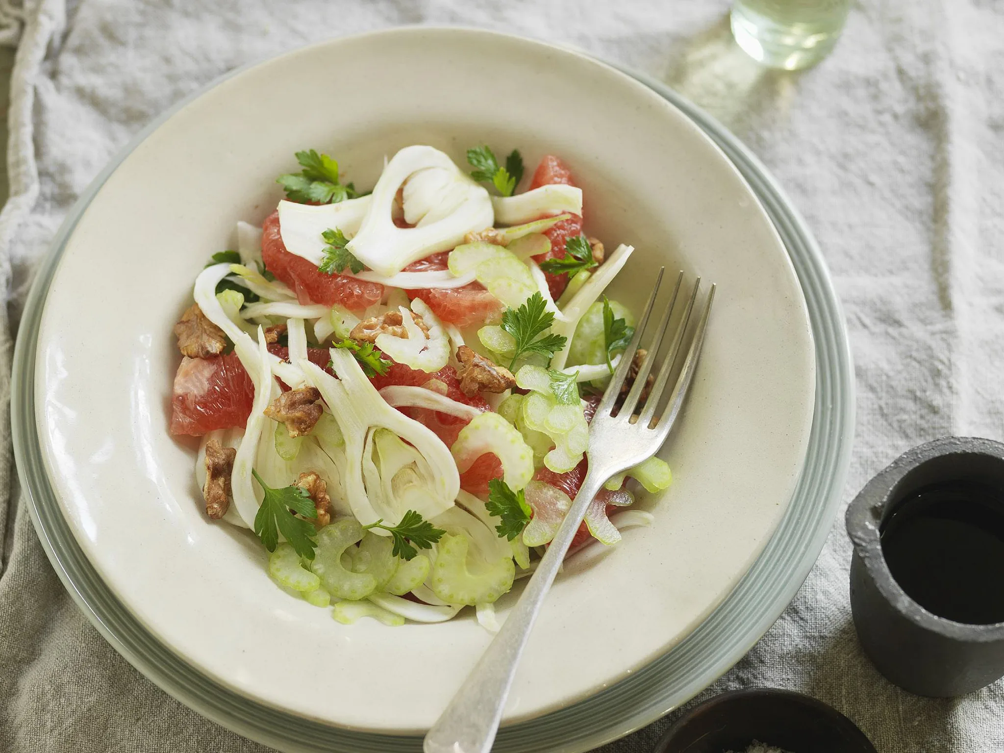 fennel and ruby red grapefruit salad
