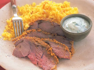 raan with lemon pilau