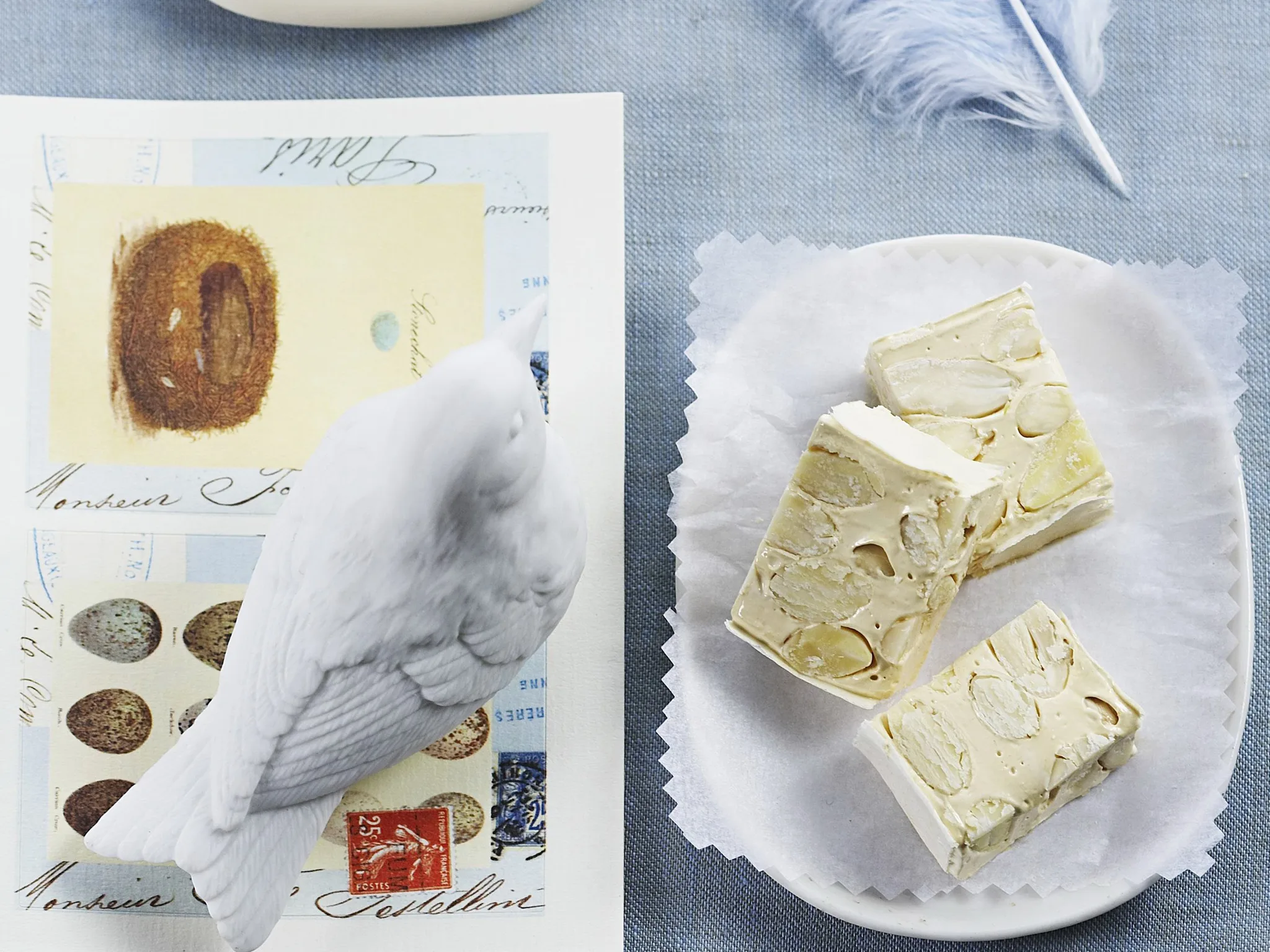 almond honey nougat