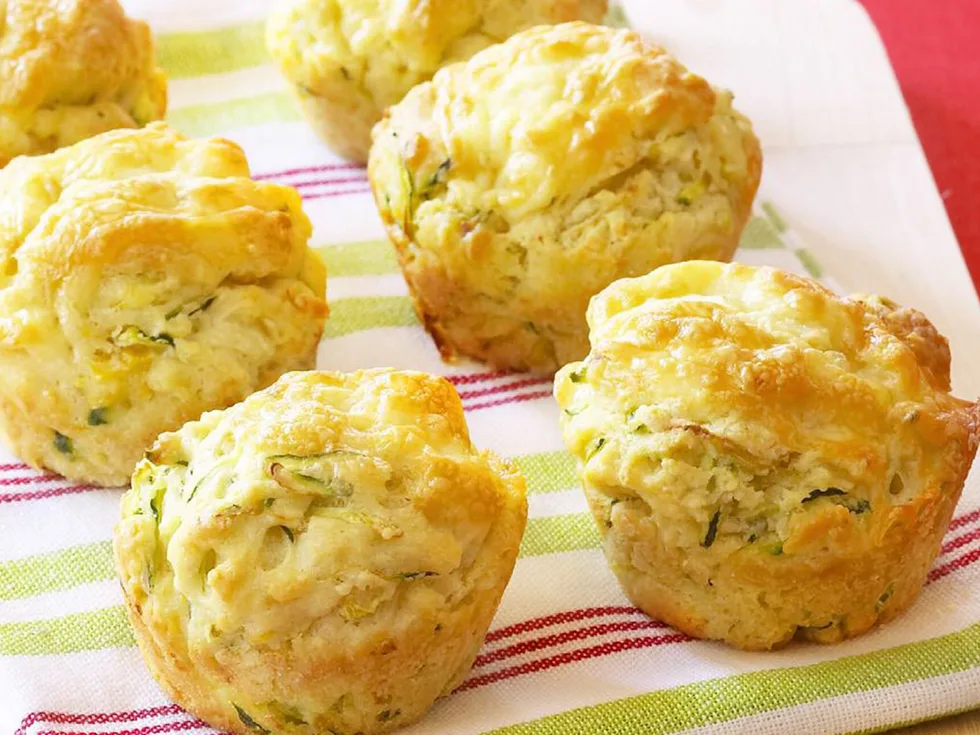 CHEESY ZUCCHINI MUFFINS