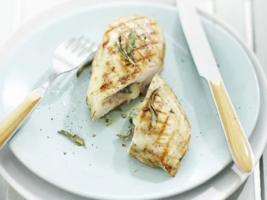 fontina, pancetta and sage chicken