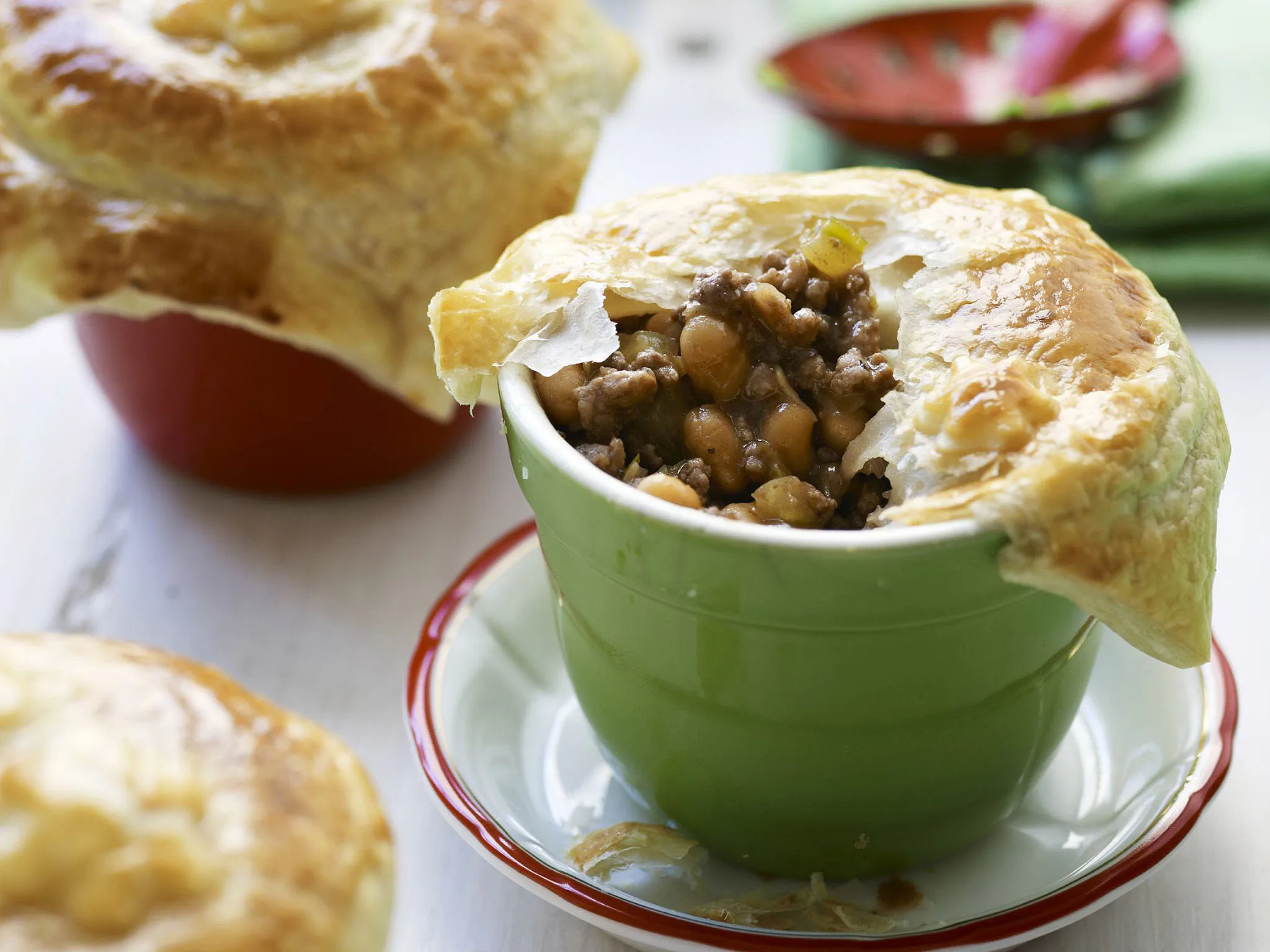 beef and baked bean pies