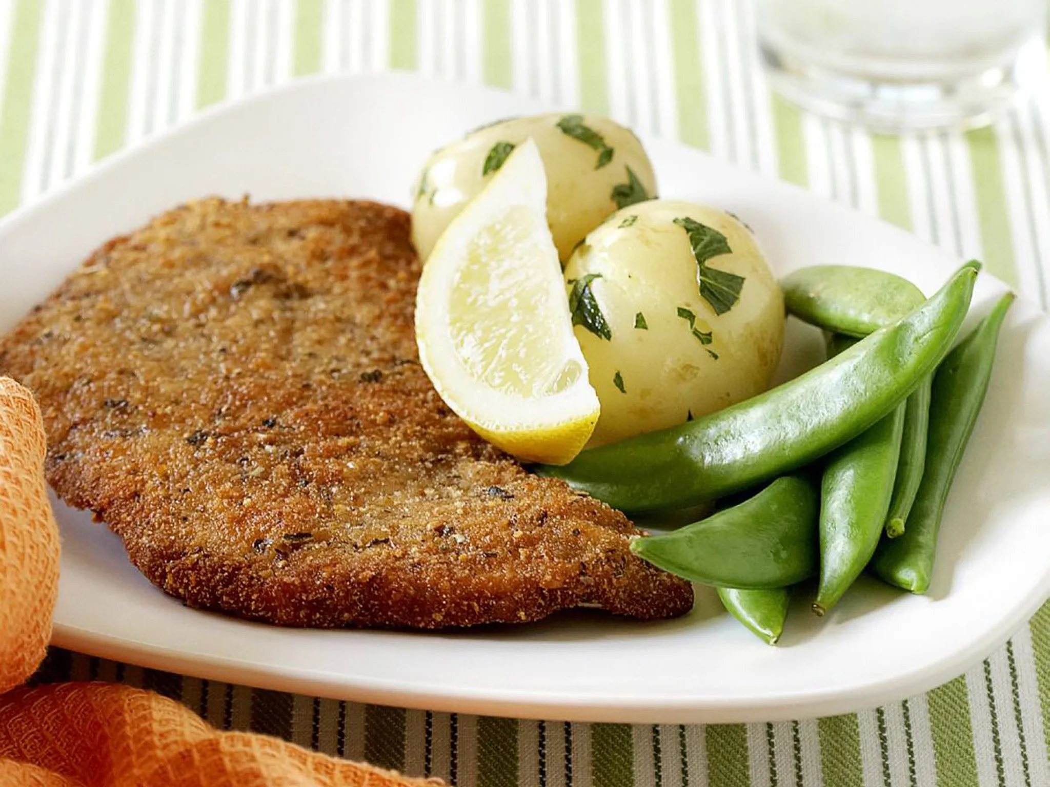 GARLIC, SAGE AND LEMON SCHNITZELS