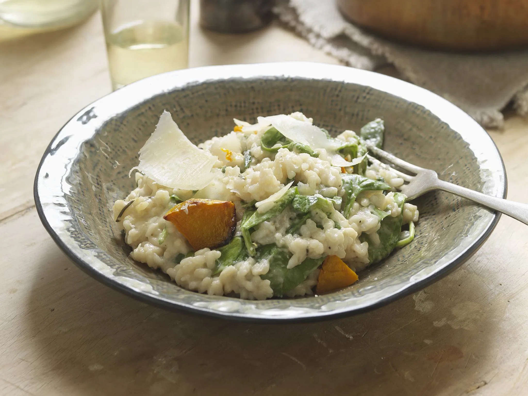 roasted pumpkin and rosemary risotto