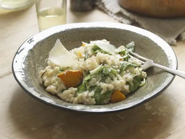 roasted pumpkin and rosemary risotto