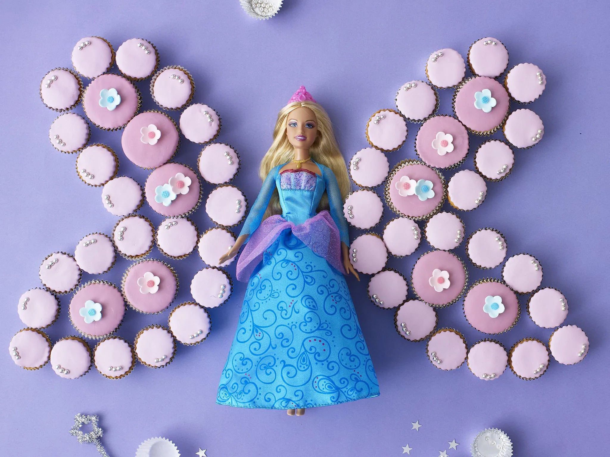 fairy wings cake