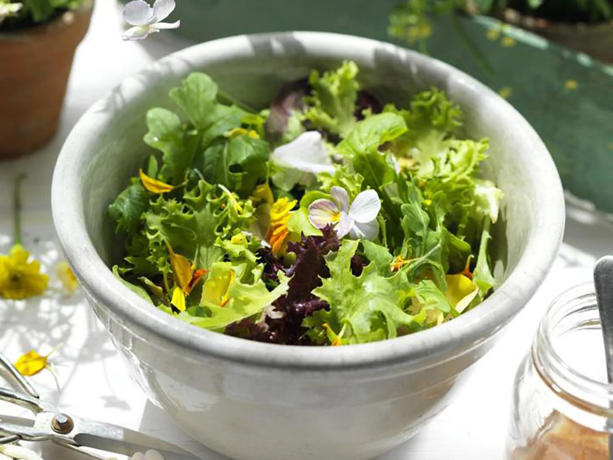 flower salad