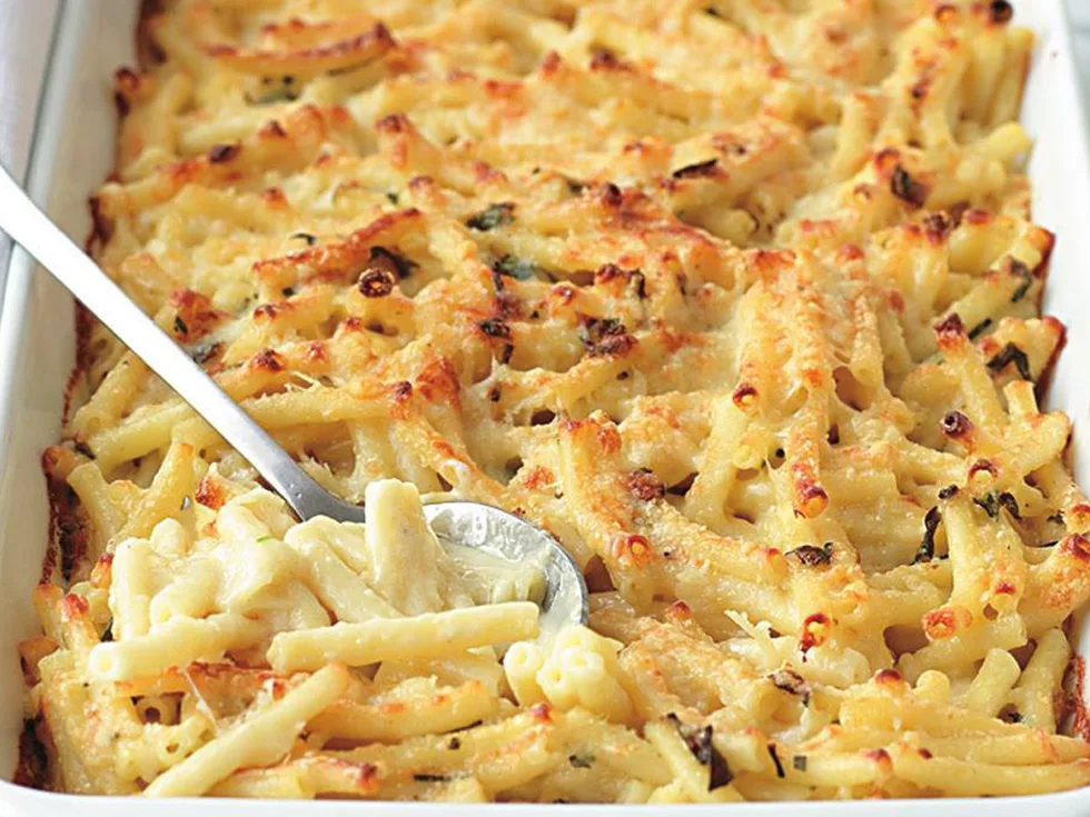 baked three cheese pasta