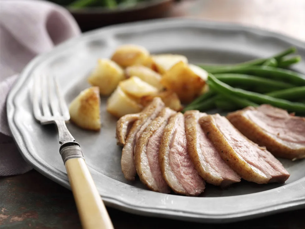 Grilled duck breast (magret)