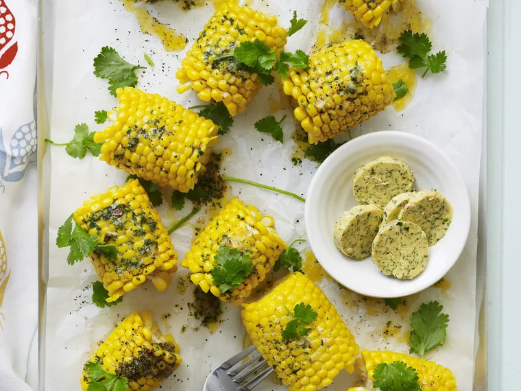 mexican corn with spicy butter