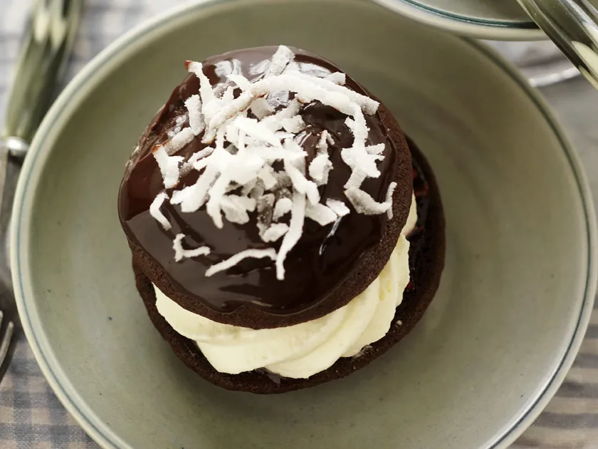 Lamington whoopie pies | Women's Weekly Food