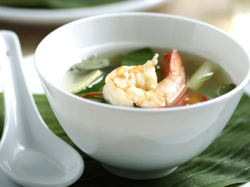 Tom Yum Goong (Hot and Sour Thai Prawn Soup)