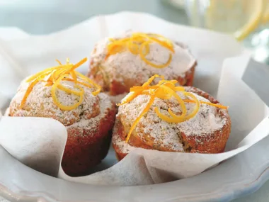 citrus poppy seed muffins