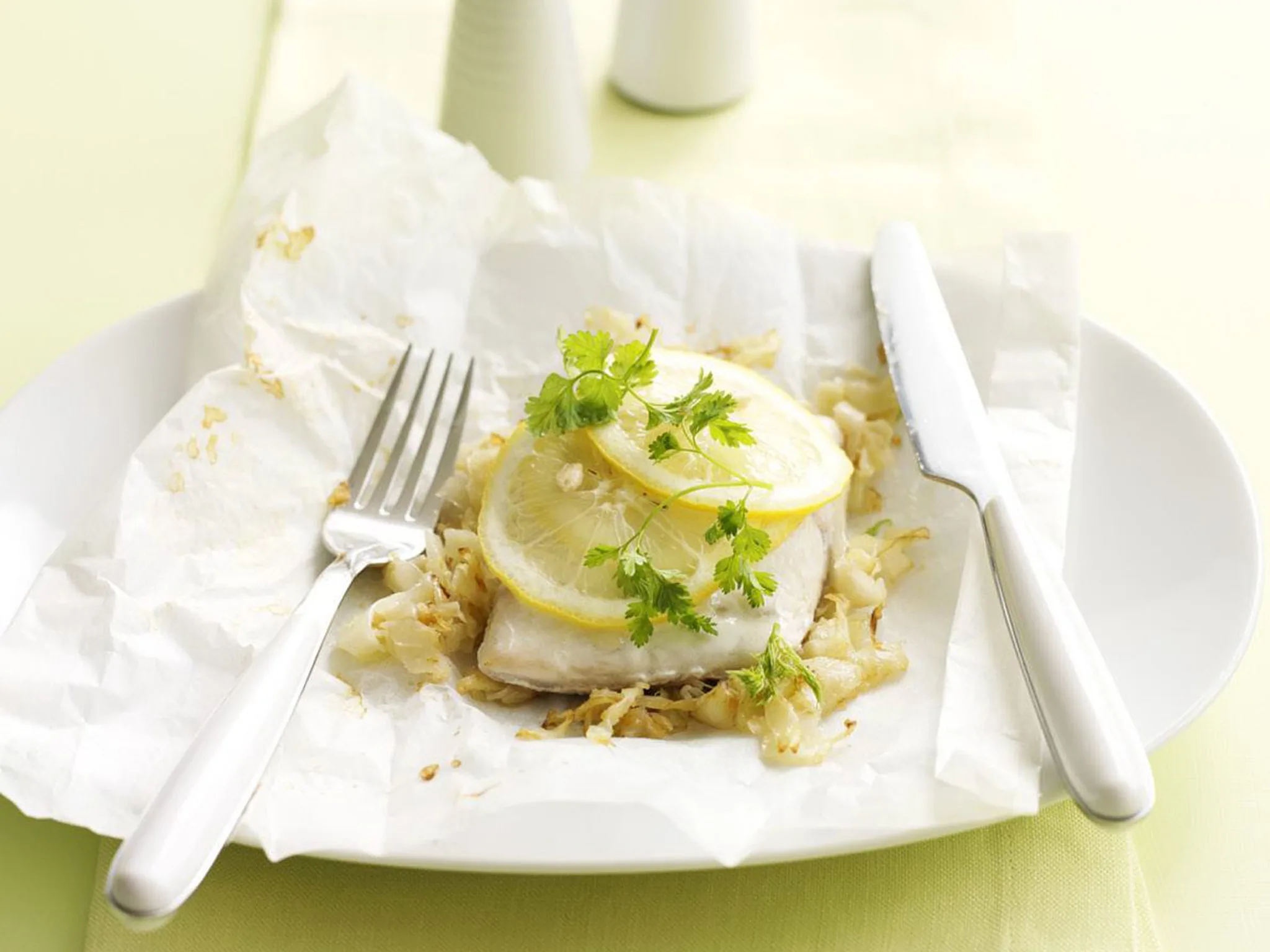 lemon fennel snapper parcels
