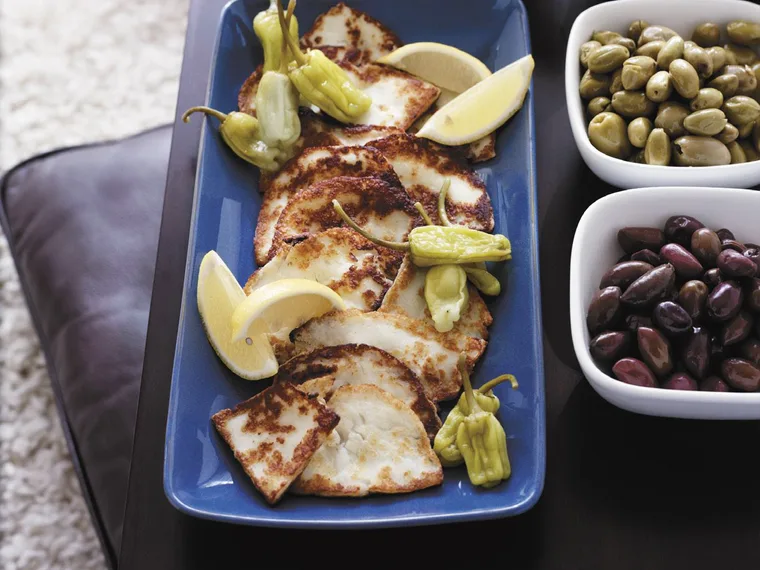 grilled haloumi