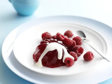 rosewater and raspberry jellies