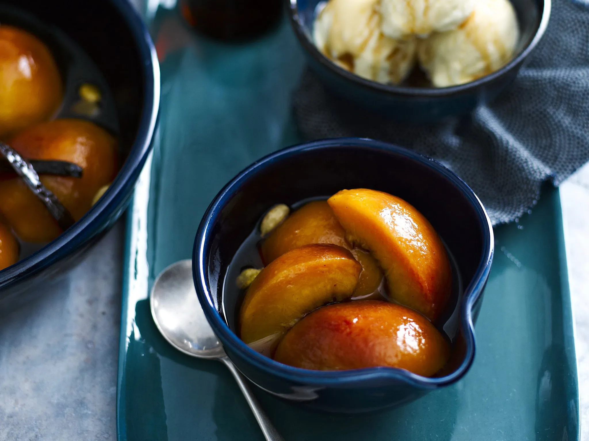 ROASTED PEACH and NectarineCompote