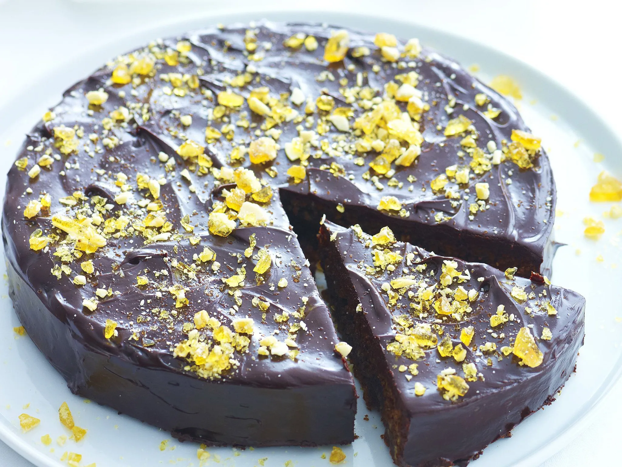 CHOCOLATE AND Roasted Almond Torte