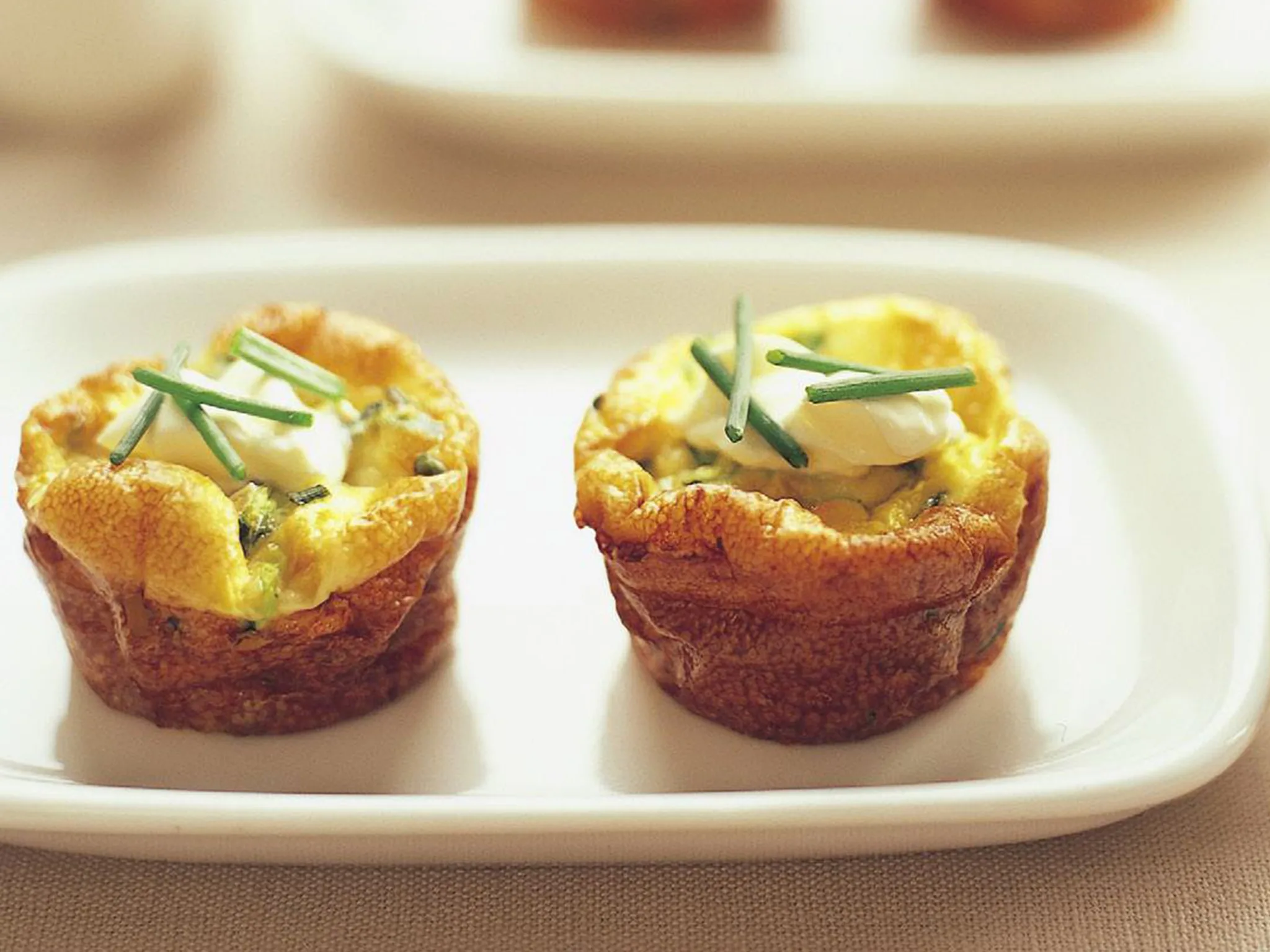 mini zucchini frittatas