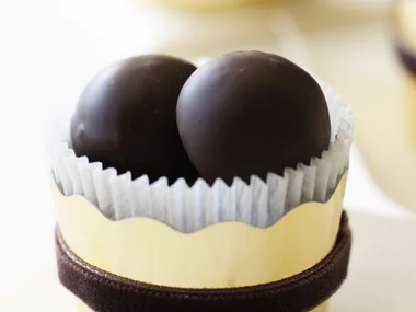 white chocolate and pineapple truffles