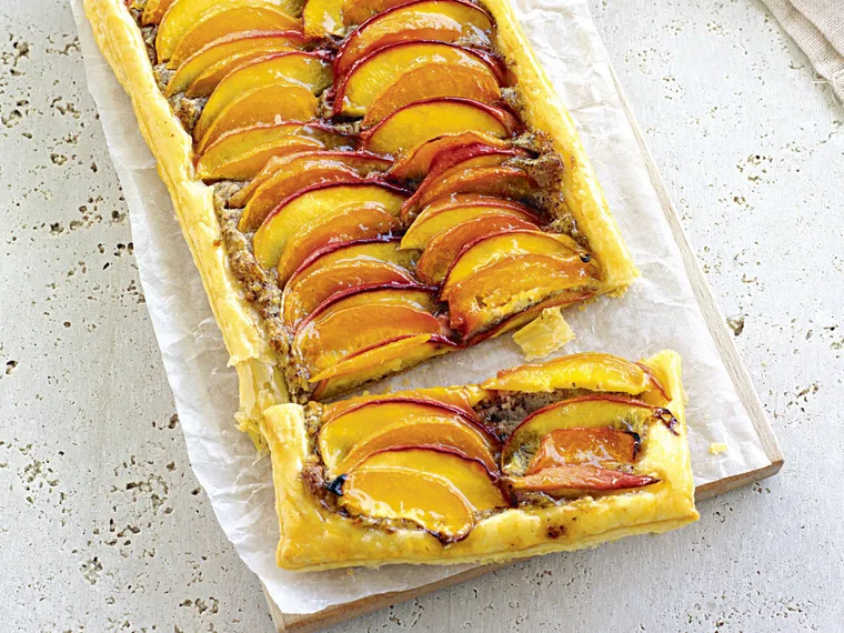 nectarine and apricot tarts