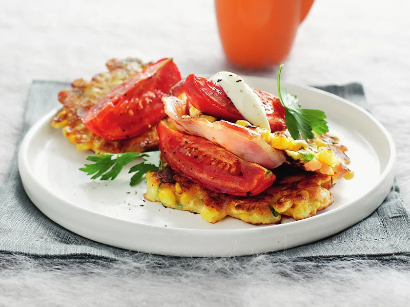 Bacon corn cakes | Women's Weekly Food
