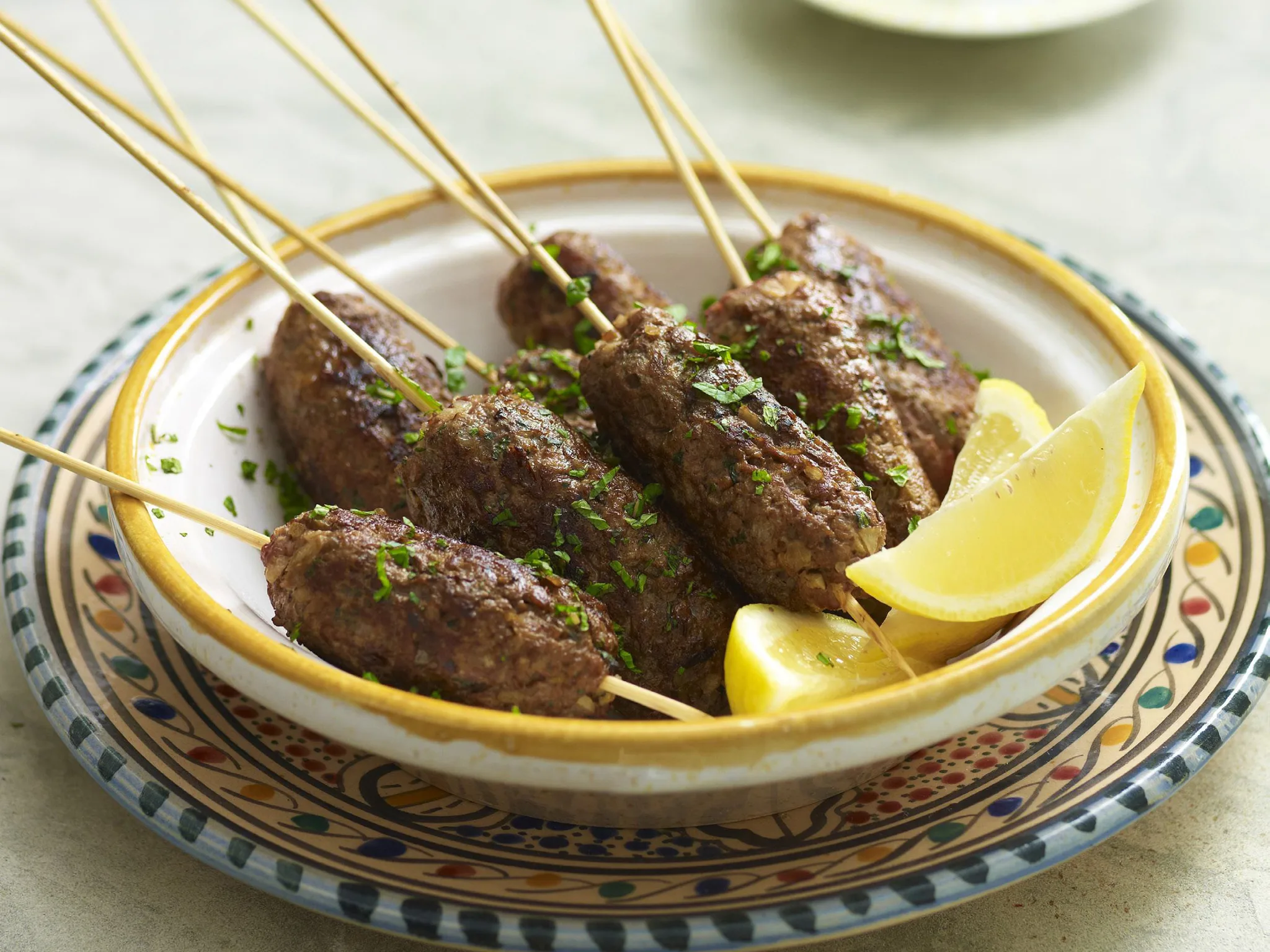 lamb kebabs (keftas)