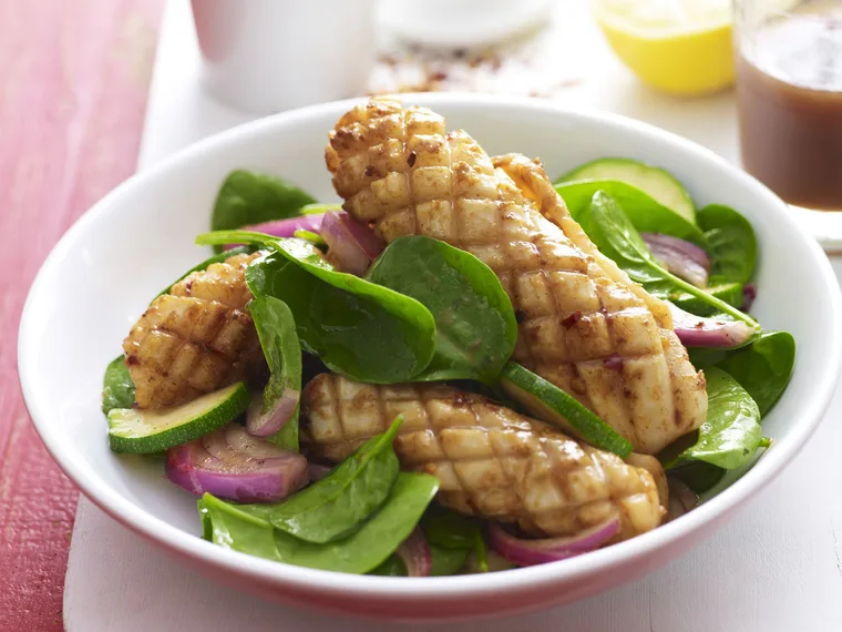 CUMIN SQUID WITH TAMARIND DRESSING