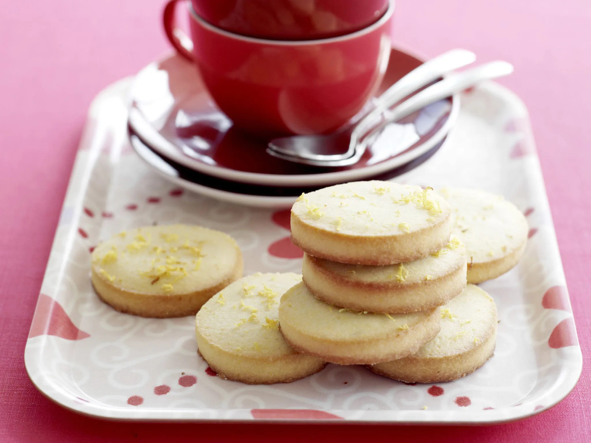 Lemon polenta biscuits