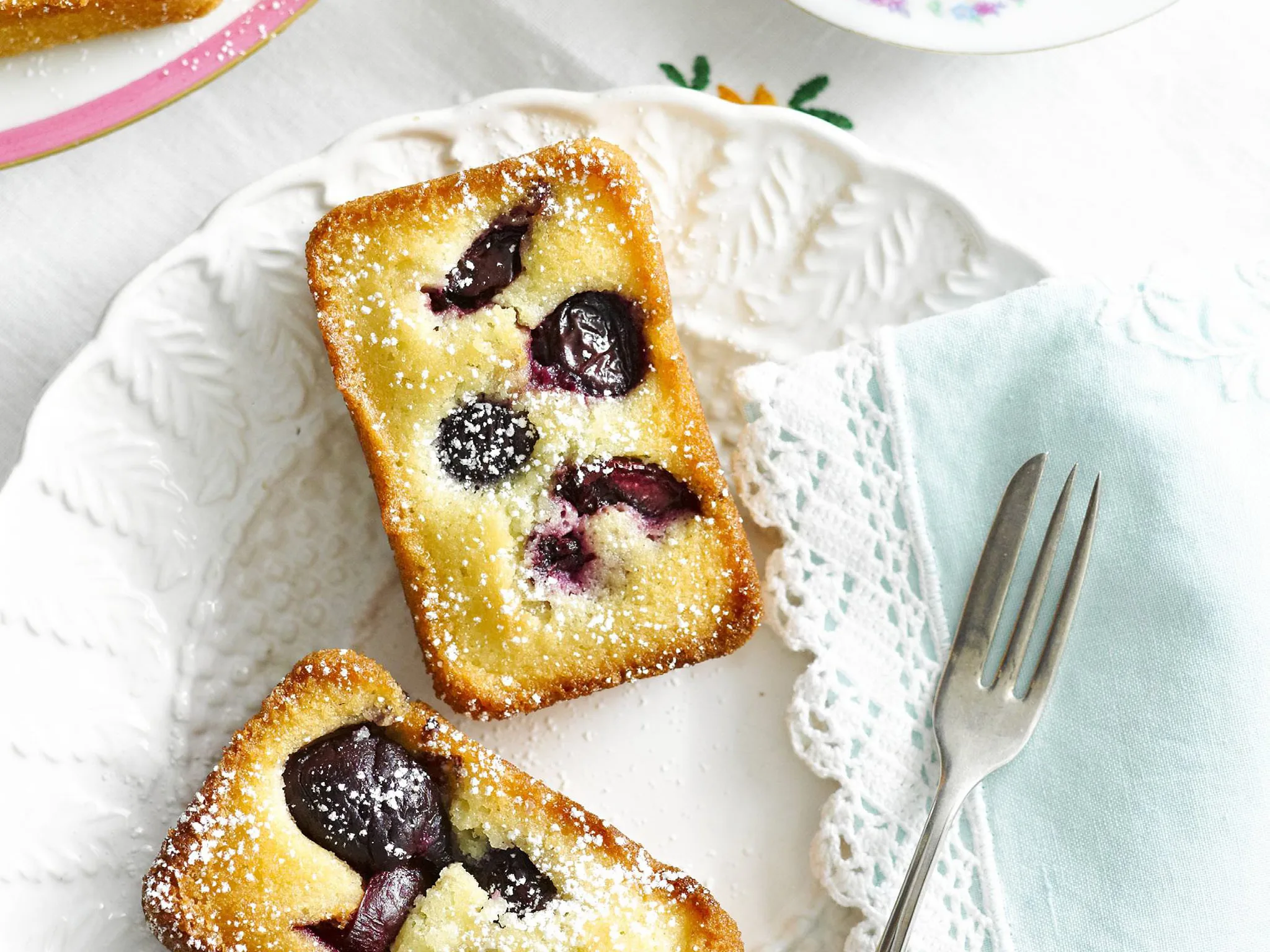 Cherry friands