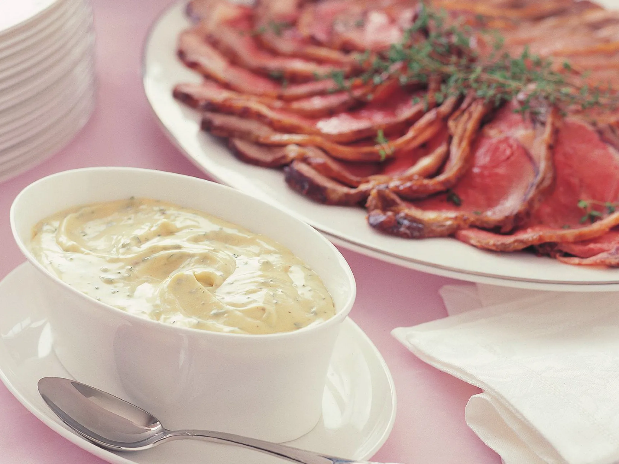 Roast beef with anchovy and parsley bearnaise