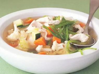 Chicken and vegetable soup
