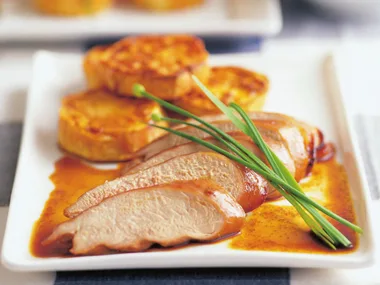 Sticky pork with kumara