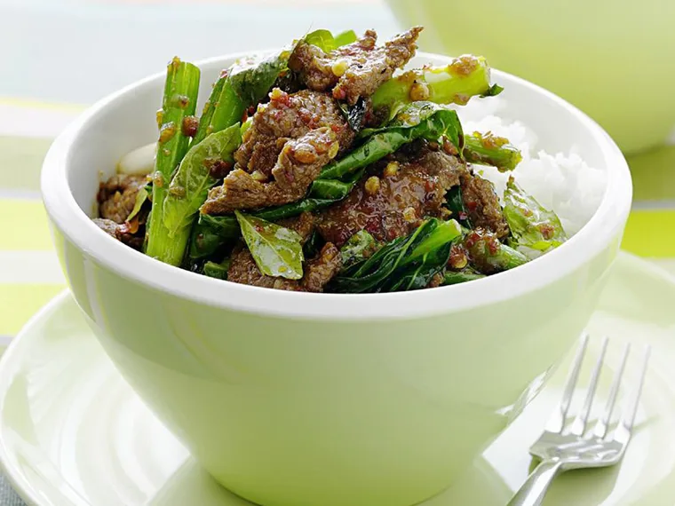 Chilli beef stir-fry