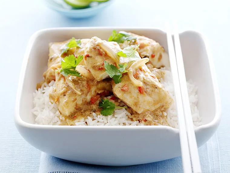 Quick fish curry