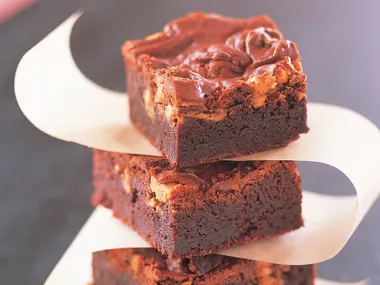 Peanut butter chocolate brownies