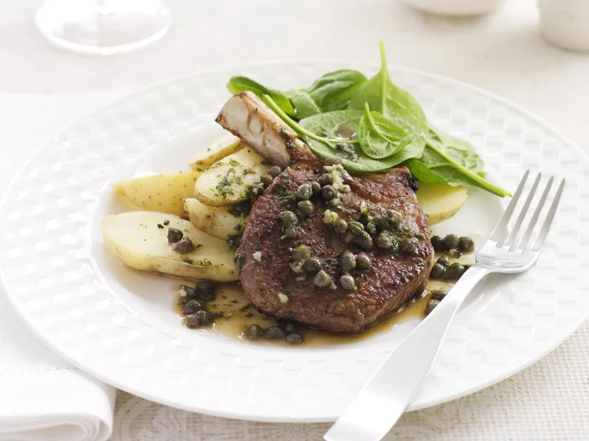 Veal chops with caper sauce | Women's Weekly Food