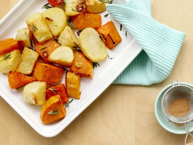 Roasted pumpkin and potato