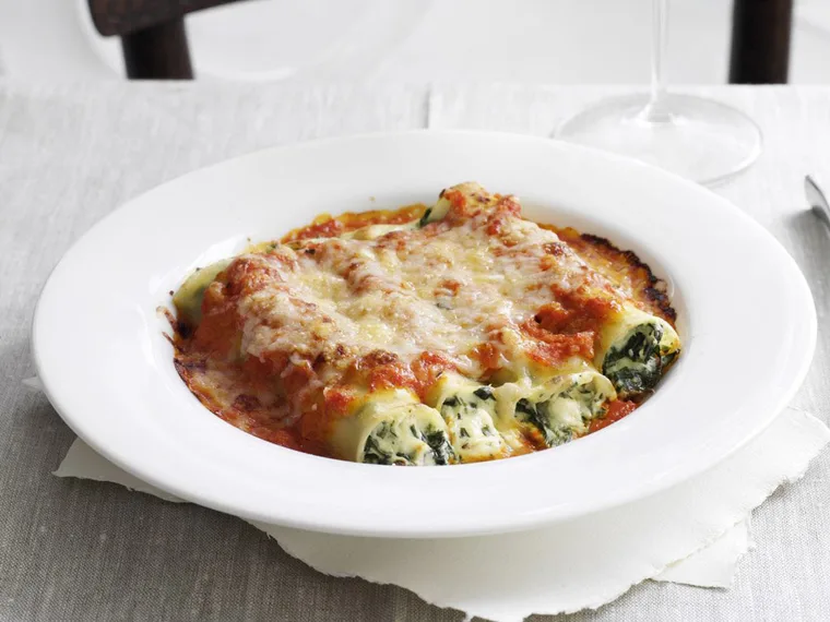 Spinach and Ricotta Cannelloni