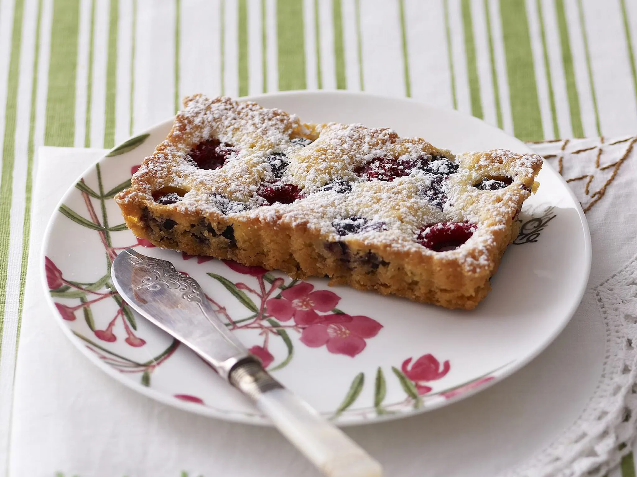Berry frangipane tarts