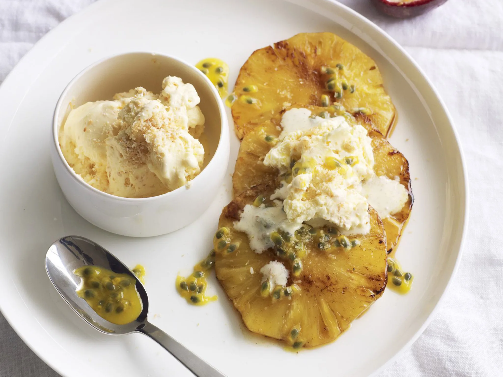 Caramelised pineapple