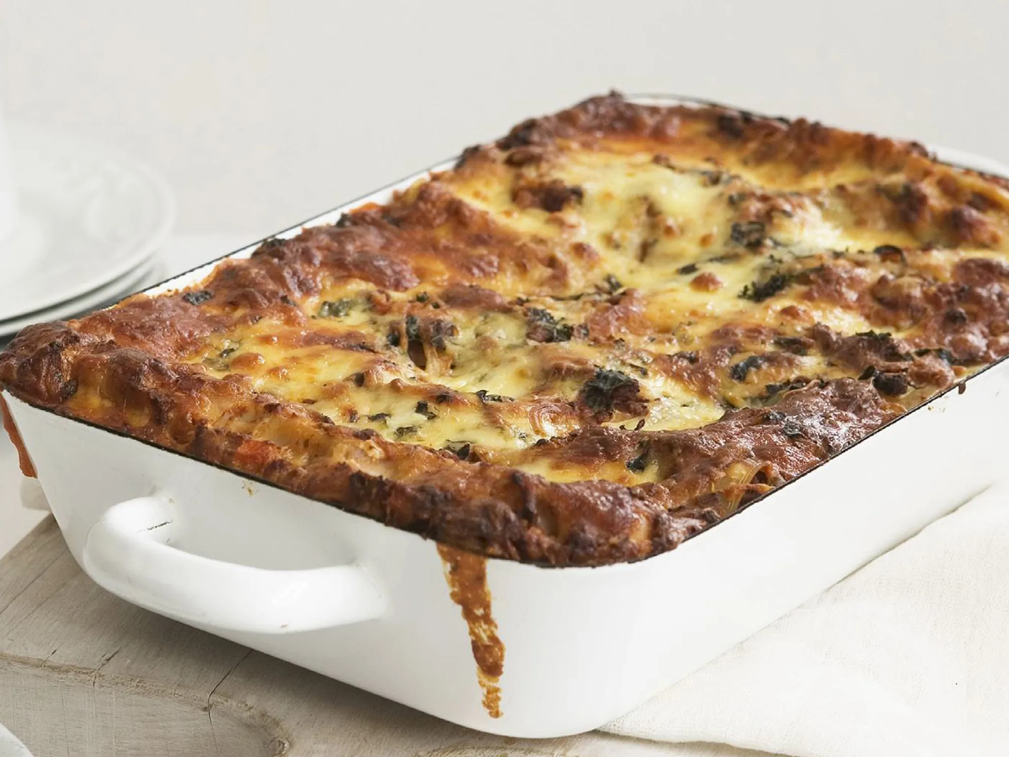 Beef lasagne