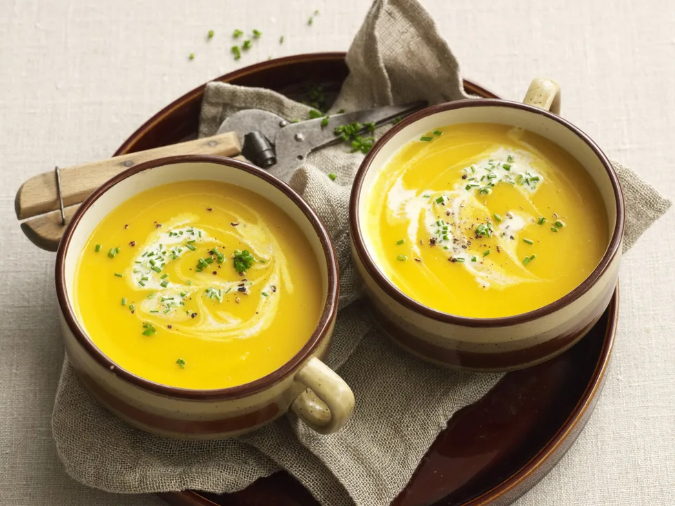 Slow-cooked pumpkin soup