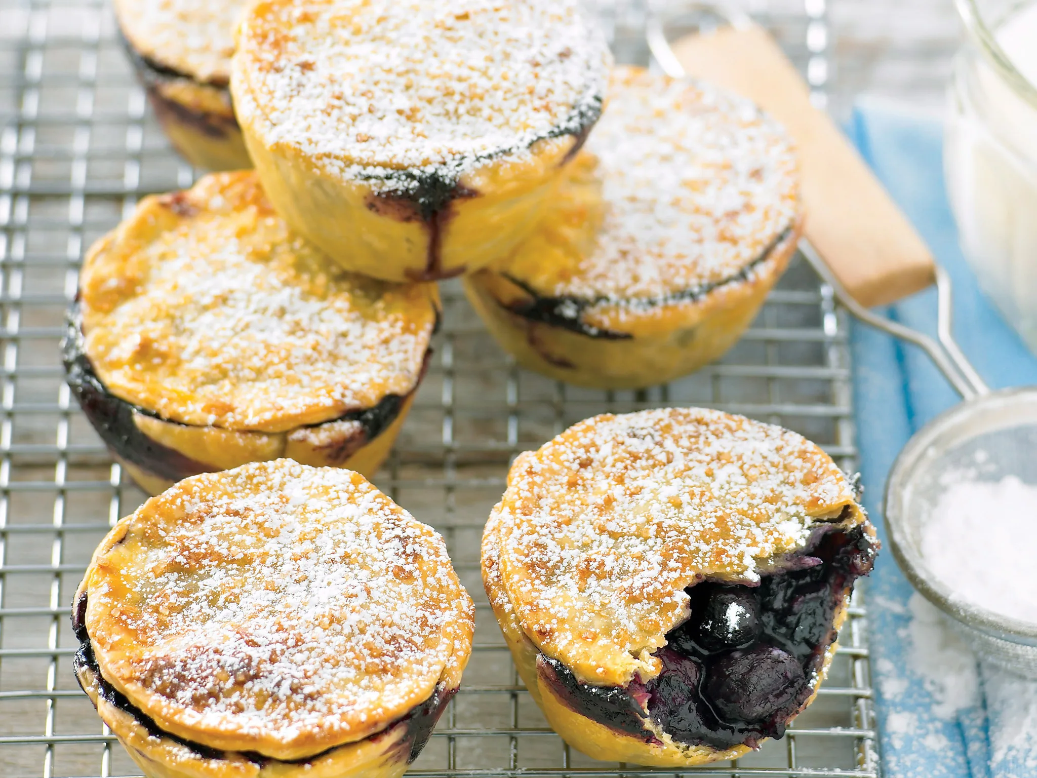 Blueberry pies