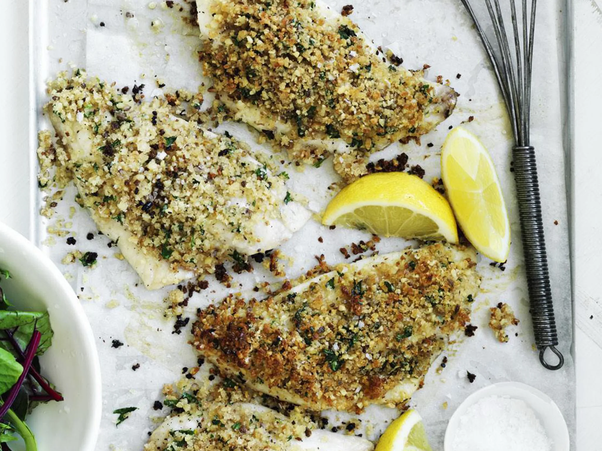 baked fish fillets with parmesan crust