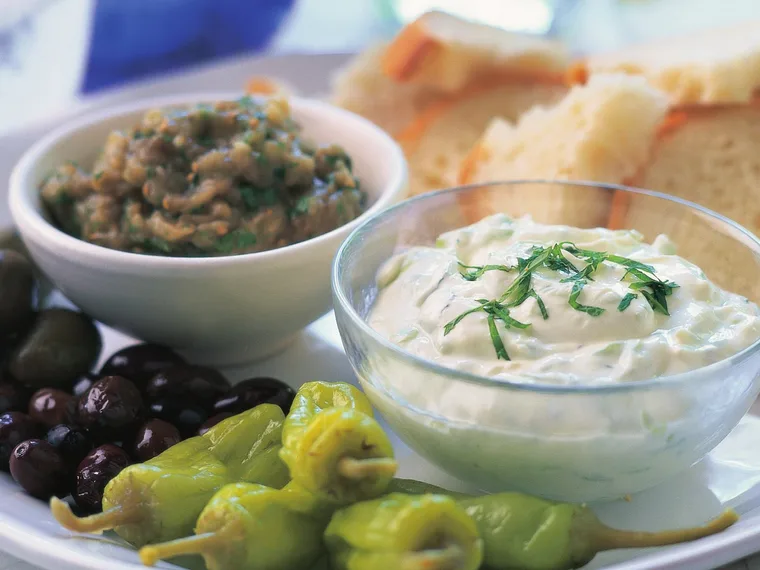 Eggplant dip (melitzanosalata)