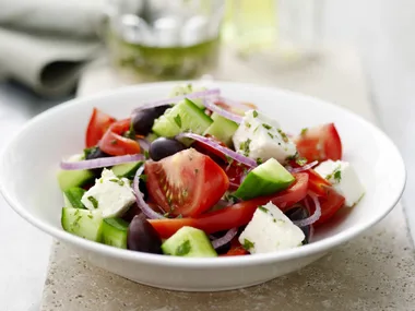 Greek fetta salad