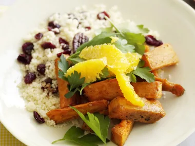 Kumara and orange salad
