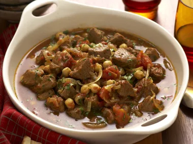 Lamb and chickpea tagine